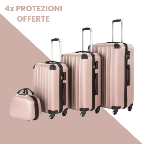 Set de 4 valises Huatravel + Protections offertes !