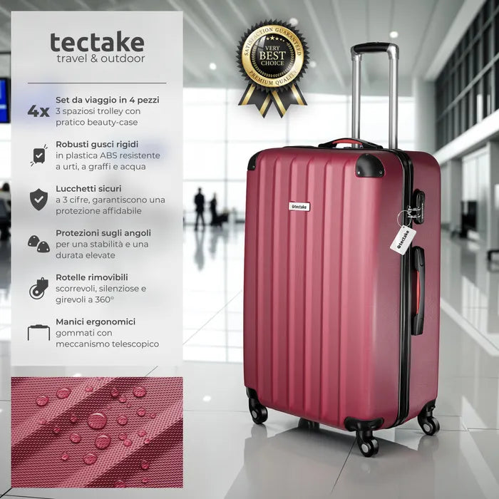 Set de 4 valises Huatravel + Protections offertes !